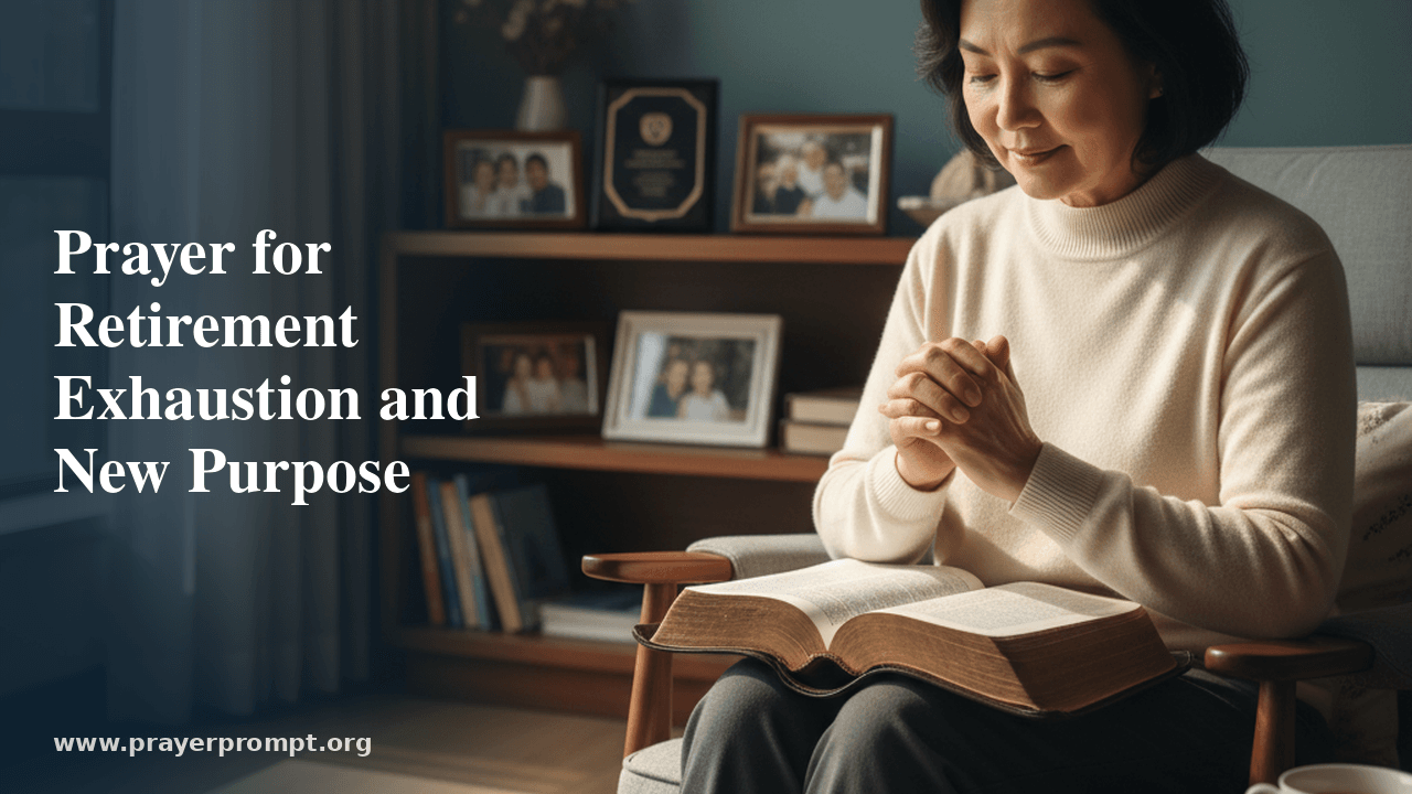 Prayer for Retirement Transition and Purpose Rest 1 Prayer for Retirement Transition and Purpose Rest