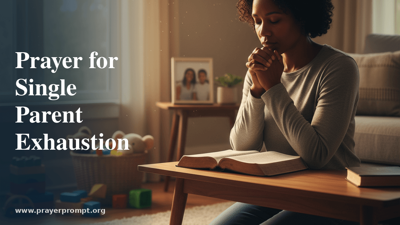 Prayer for Single Parents Carrying Dual Emotional Load