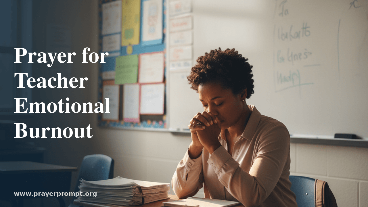 Prayer for Teachers Facing Student Care Fatigue