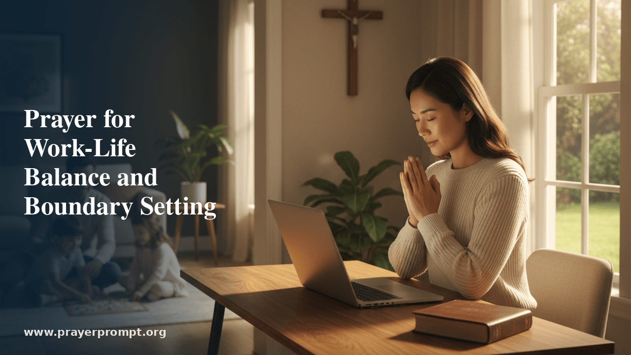 Prayer for Work-Life Balance and Boundary Setting