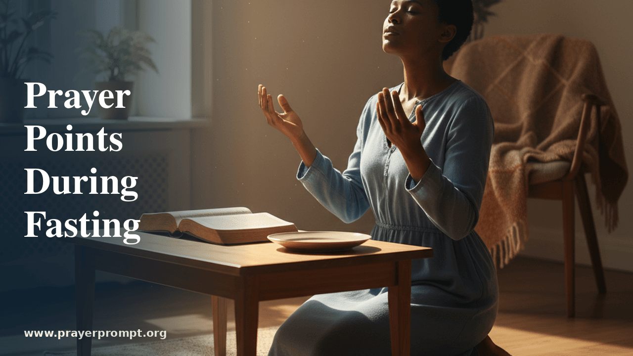 Prayer Points During Fasting (with Scriptures)