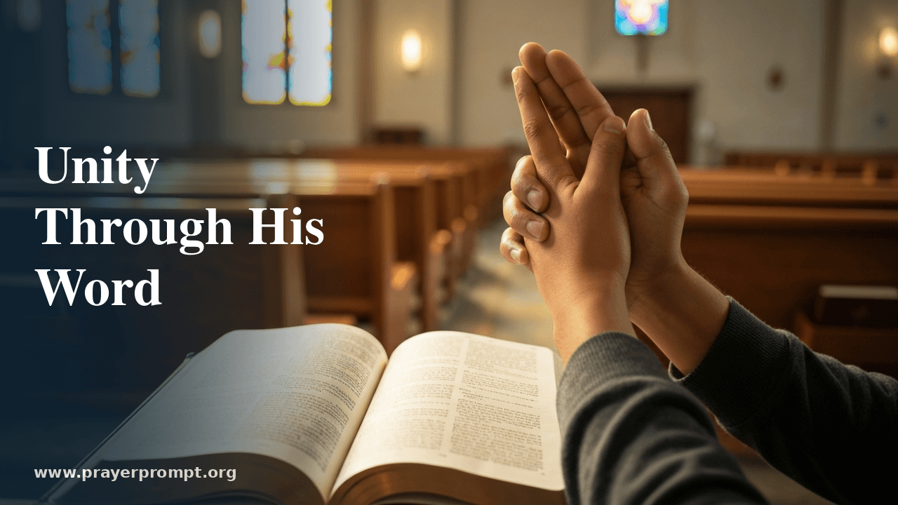 Prayer Points for Church Unity and Biblical Conviction 1 Prayer Points for Church Unity and Biblical Conviction
