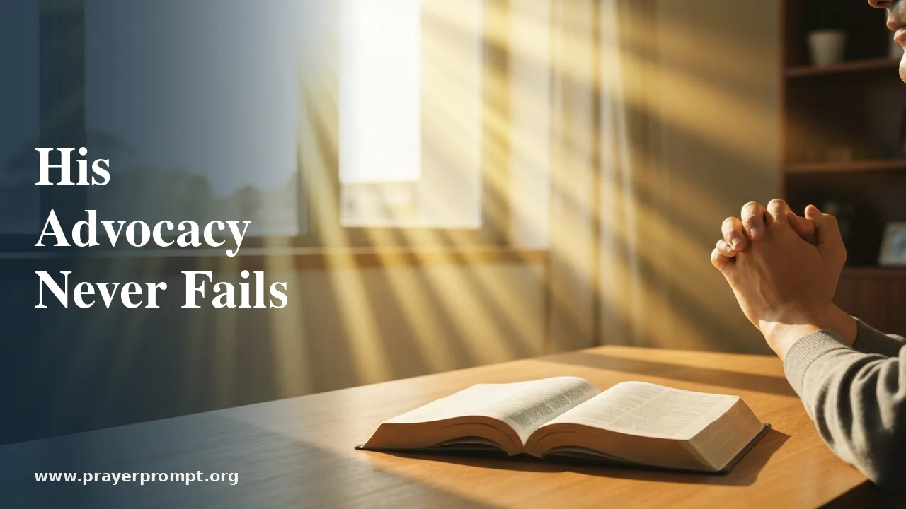 Prayer Points for Jesus’s Intercessory Prayer and Heavenly Advocacy