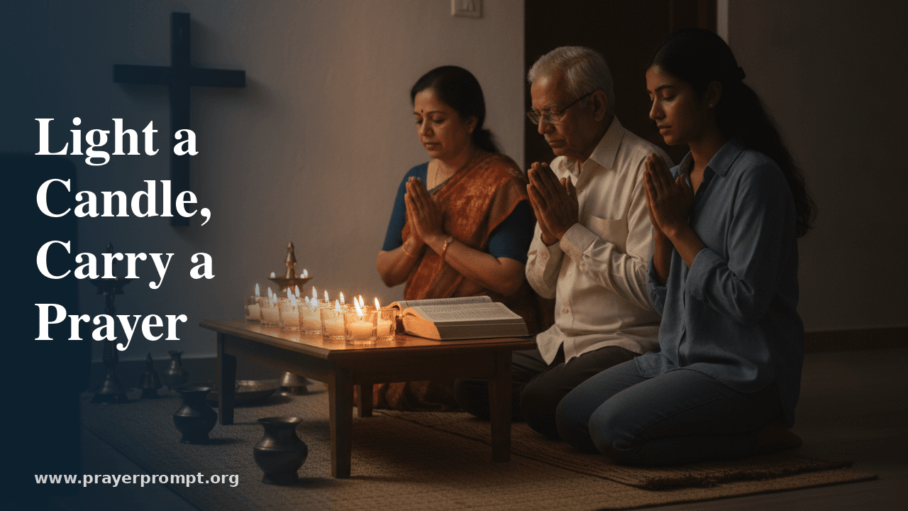 Prayers for Lighting Candles in Malayalam Christian Tradition: A Guide to Candle Devotion 1 Prayers for Lighting Candles in Malayalam Christian Tradition: A Guide to Candle Devotion