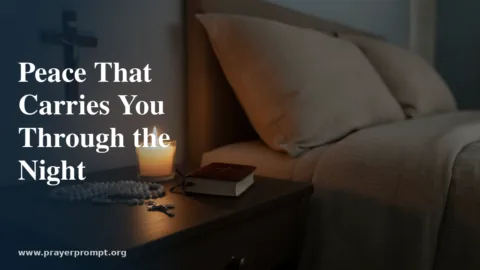 7 Catholic Prayers for Night Reflection and Rest
