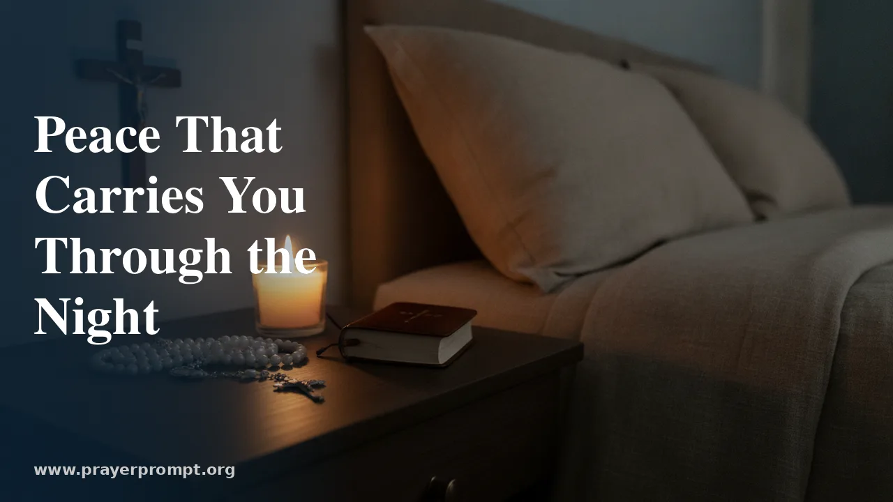 7 Catholic Prayers for Night Reflection and Rest