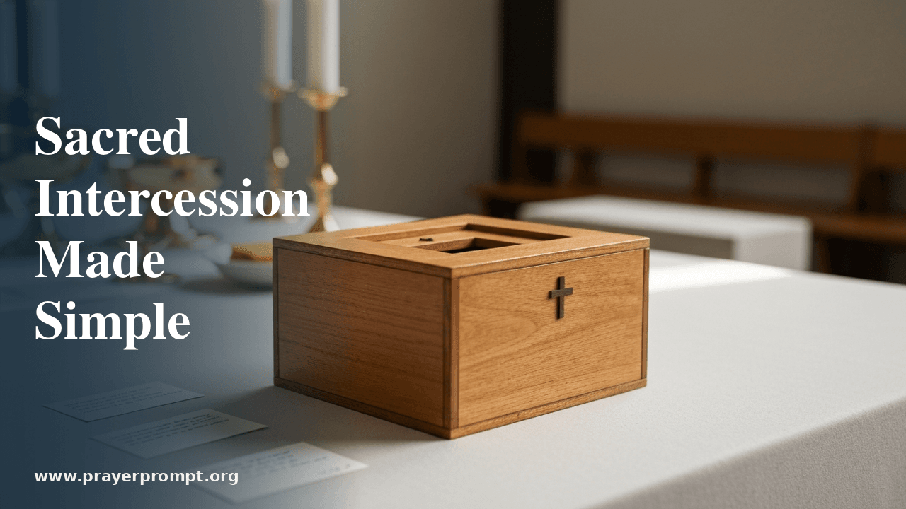 Prayers for Prayer Request Boxes: A Guide to Faithful Intercession