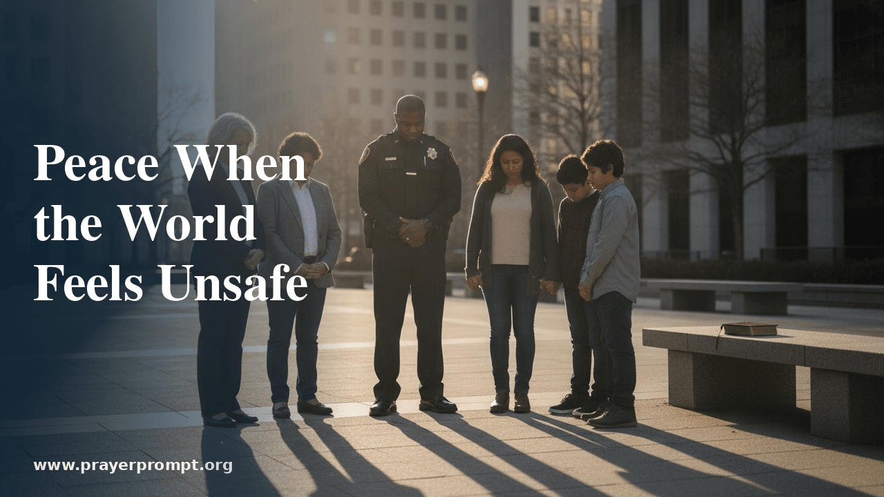 15 Prayers for Protection and Peace During Times of Security Threats