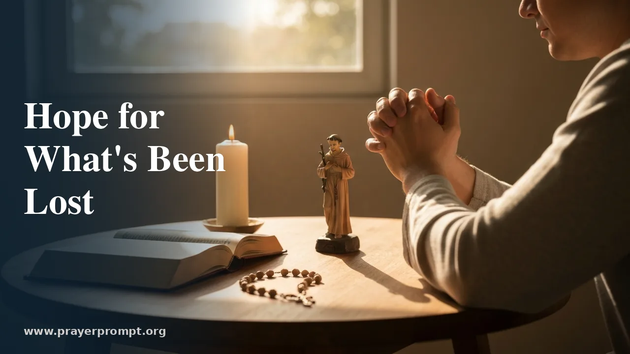 Prayers for St. Anthony’s Intercession: Finding What Is Lost Through Faith