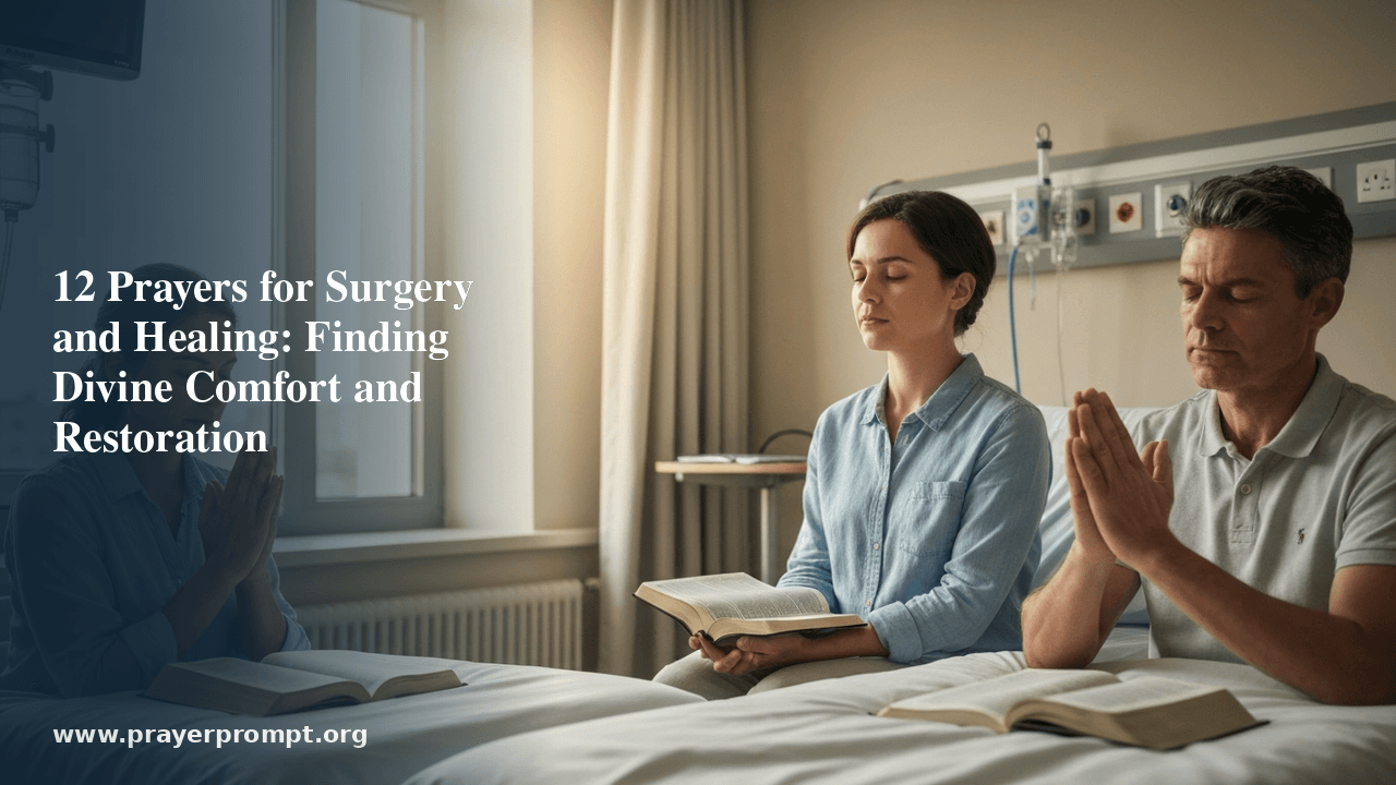 12 Prayers for Surgery and Healing: Finding Divine Comfort and Restoration