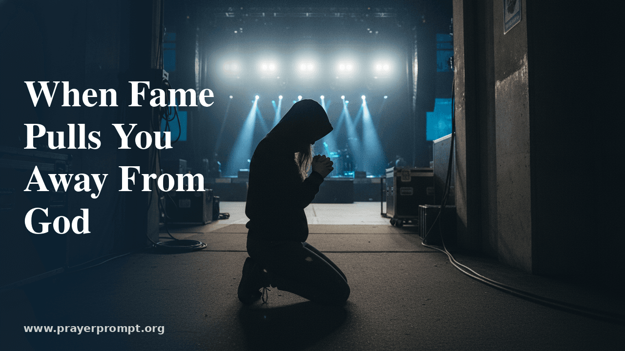 Prayers for Those Struggling with Spiritual Warfare in Entertainment and Fame
