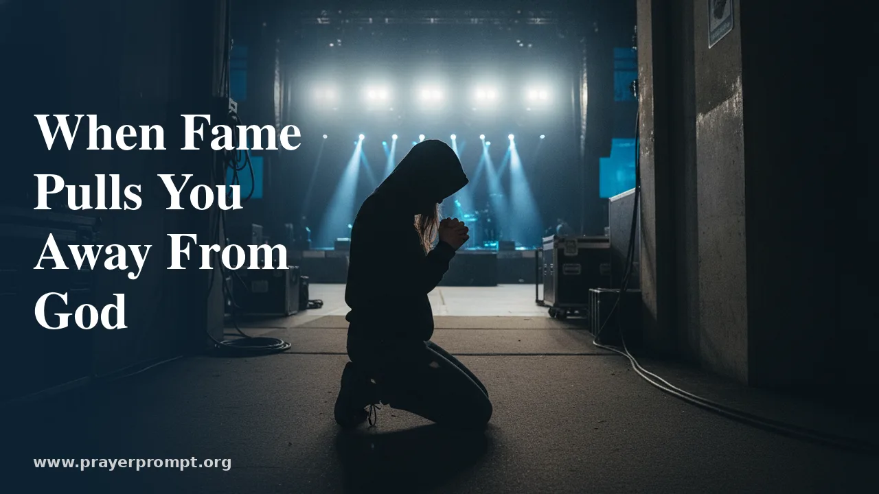 Prayers for Those Struggling with Spiritual Warfare in Entertainment and Fame