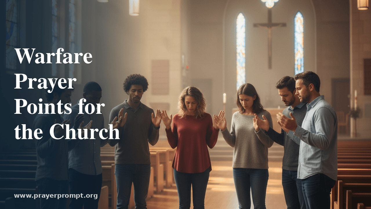 Warfare Prayer Points for the Church (with Scriptures)