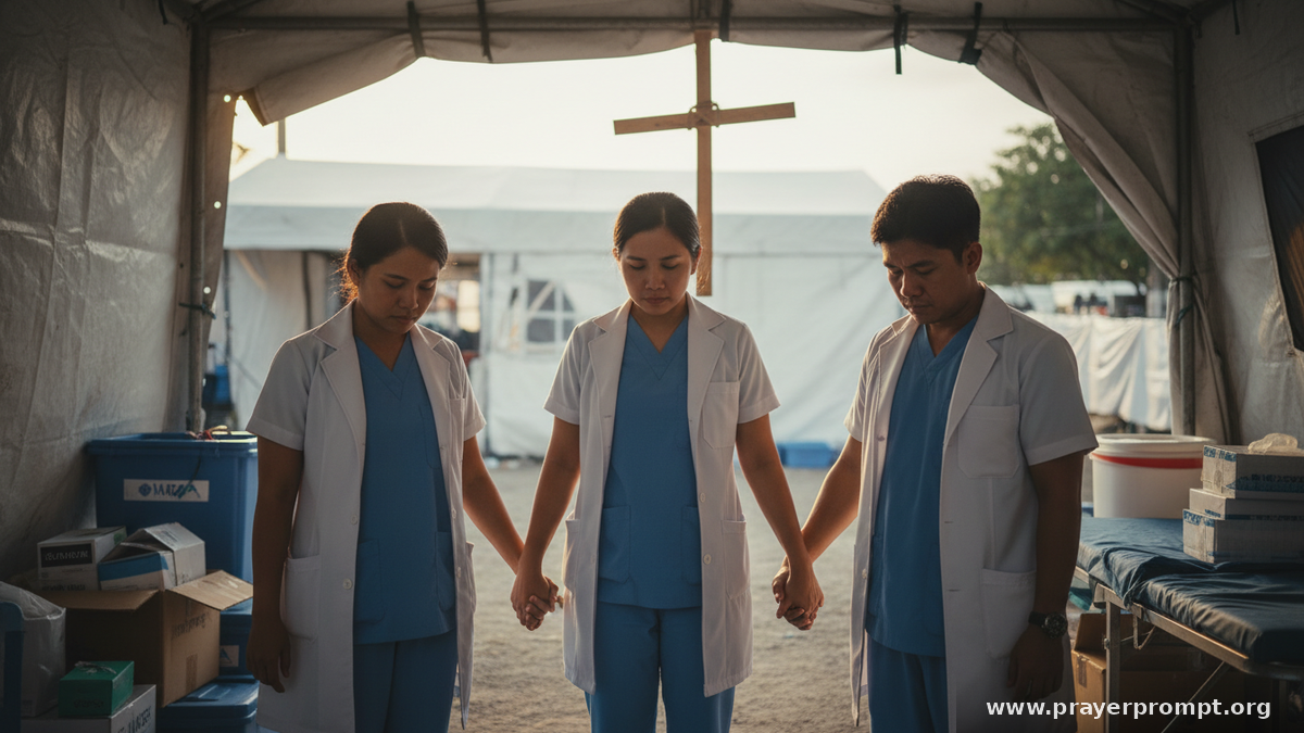 prayers for earthquake survivors in Iloilo - 8. Prayer for Medical Personnel and Healthcare Workers
