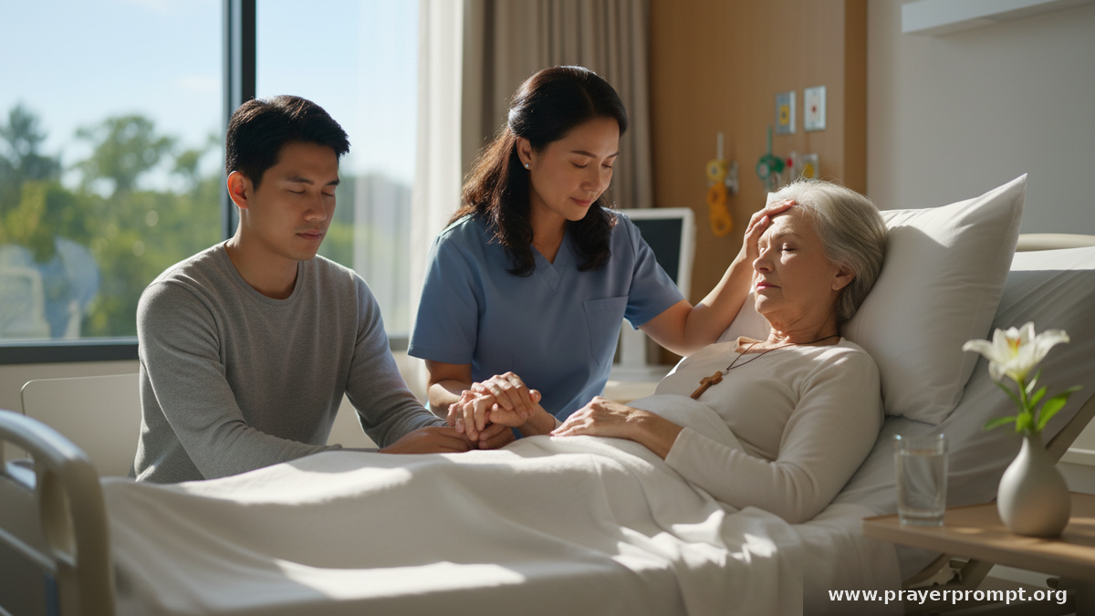 prayers for hospital patients and healthcare workers - 8. Prayer for a Patient Facing End-of-Life Care