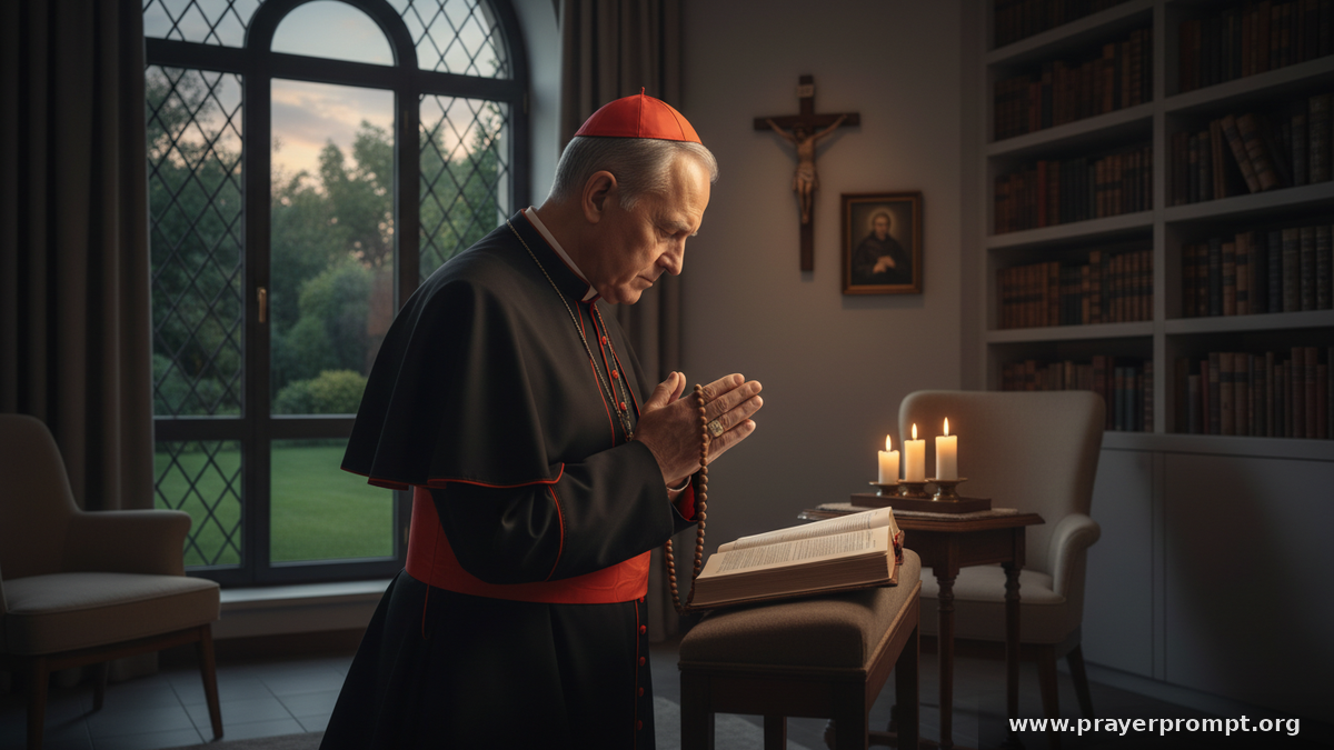 prayers for the deceased and grieving Catholic leaders - 5. A Prayer for the College of Cardinals