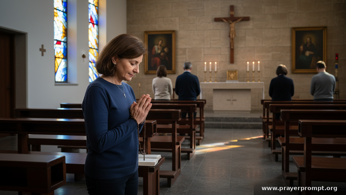prayers for the deceased and the Catholic Church - 5. A Prayer for the Pope and the College of Cardinals
