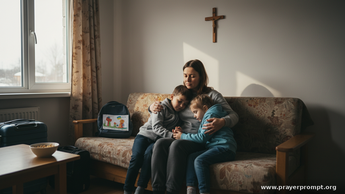 prayers for children escaping war in Ukraine - 5. Prayer for Spiritual Comfort in the Midst of Fear