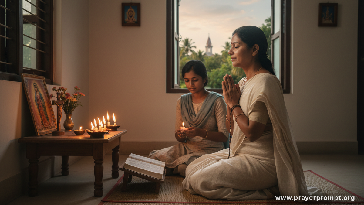 prayers for kreupasanam candle lighting intention malayalam - Scripture Reflection