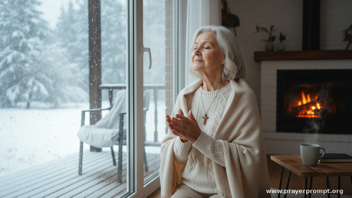 prayers for winter storm safety and protection - 5. A Prayer for the Elderly Facing the Storm Alone