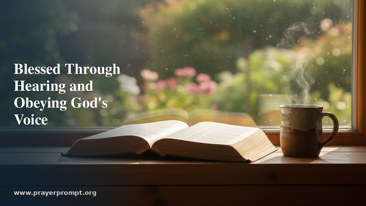 Daily Prayer for June 13, 2026: Blessed Through Hearing and Obeying God’s Voice