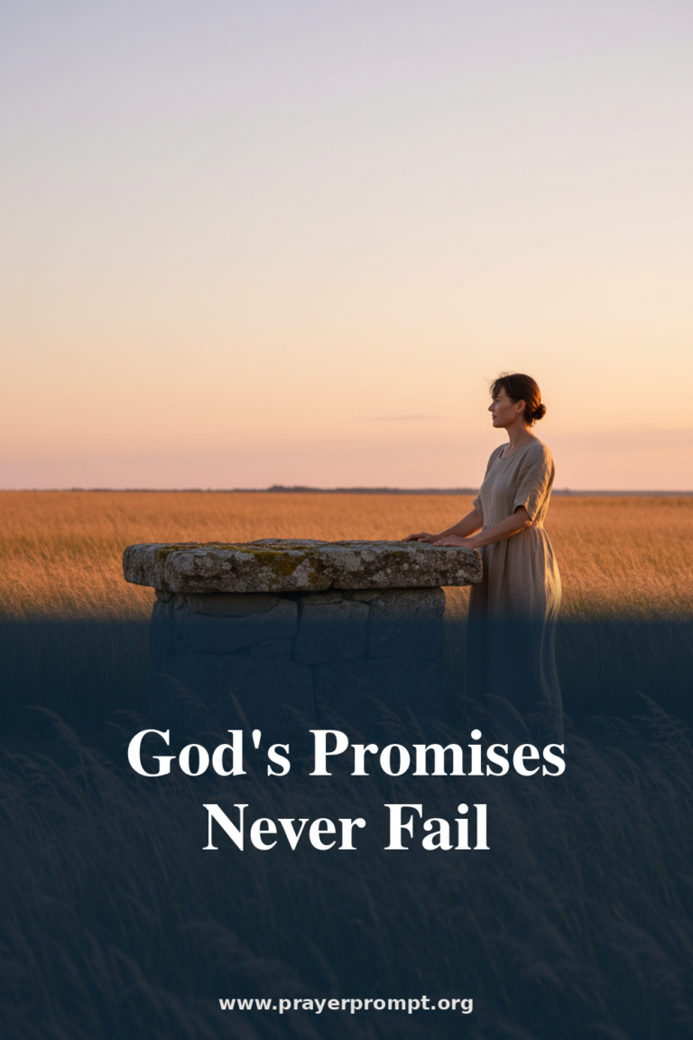 Daily Prayer for July 12, 2026: God's Promises Never Fail | PrayerPrompt