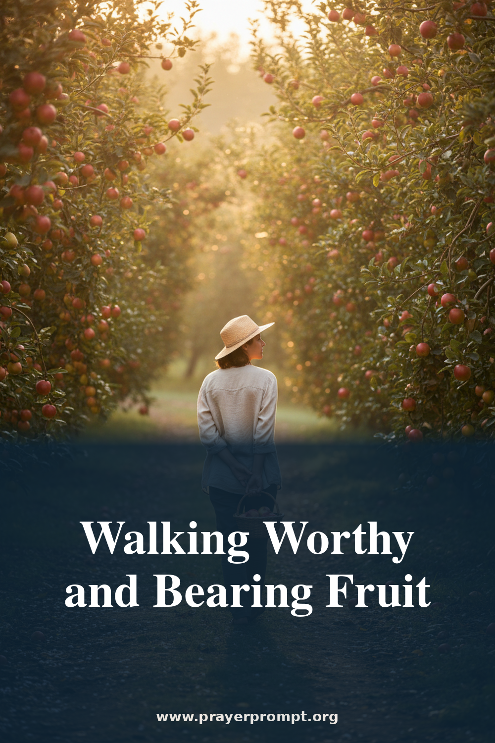 Daily Prayer for July 23, 2026: Walking Worthy and Bearing Fruit