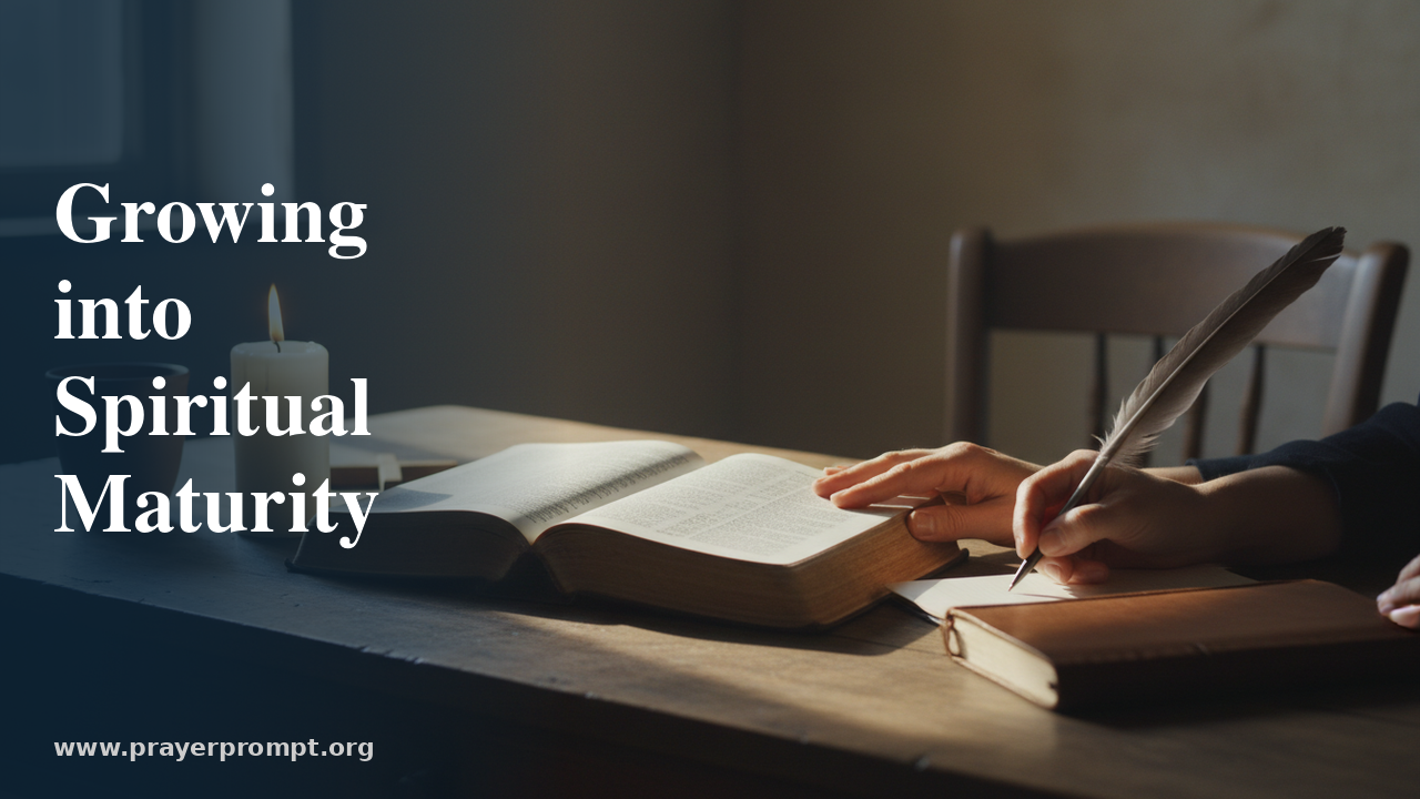 Daily Prayer for July 17, 2026: Growing Into Spiritual Maturity 1 Daily Prayer for July 17, 2026: Growing Into Spiritual Maturity