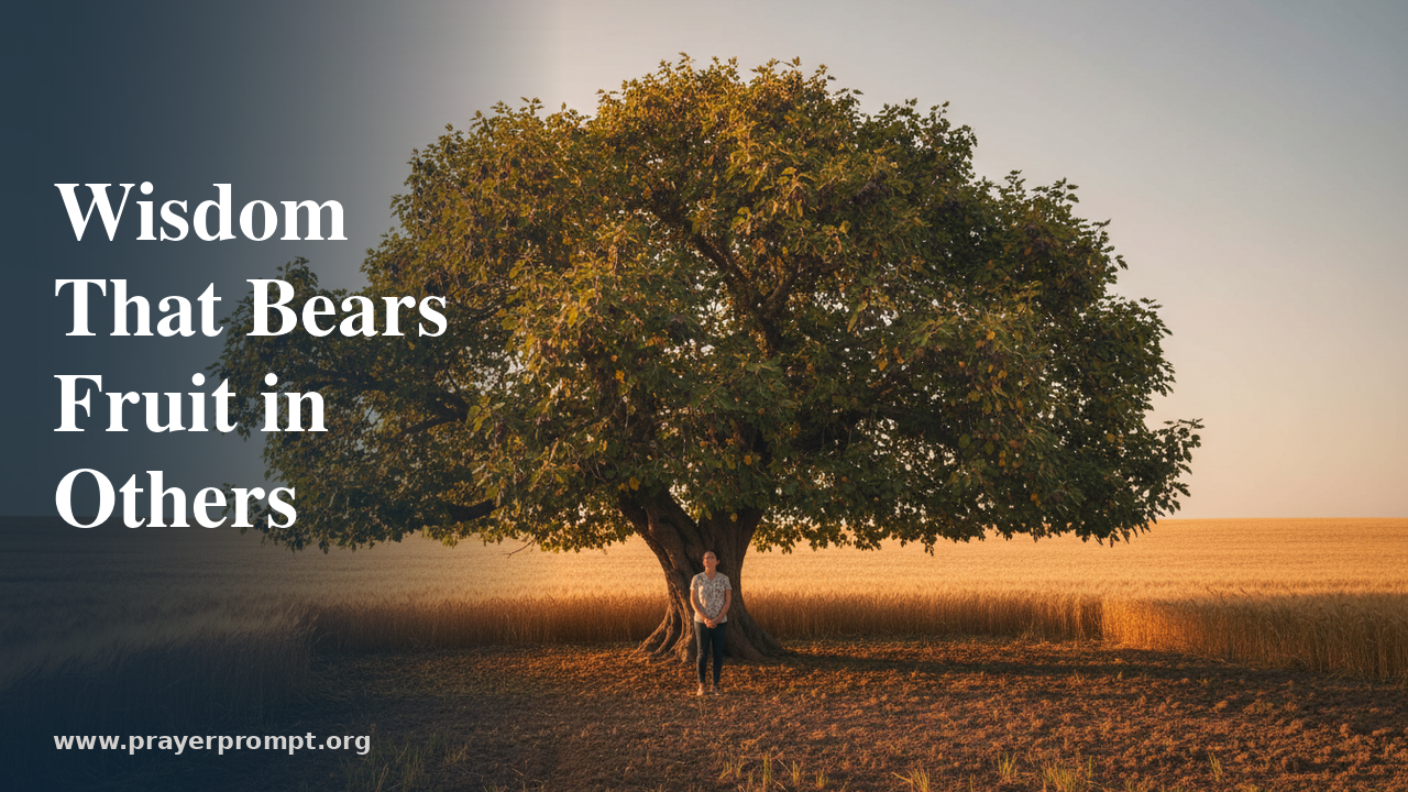 Night Prayer for July 25, 2026: Wisdom That Bears Fruit in Others