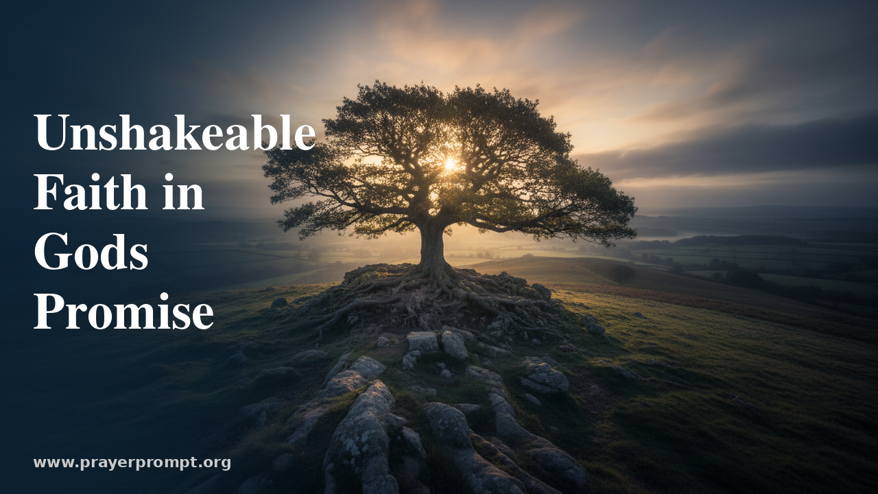 Daily Prayer for July 8, 2026: Unshakeable Faith in God's Promise 1 Daily Prayer for July 8, 2026: Unshakeable Faith in God’s Promise