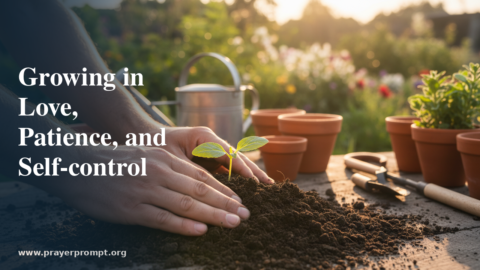 Daily Prayer for July 22, 2026: Growing in Love, Patience, and Self-Control