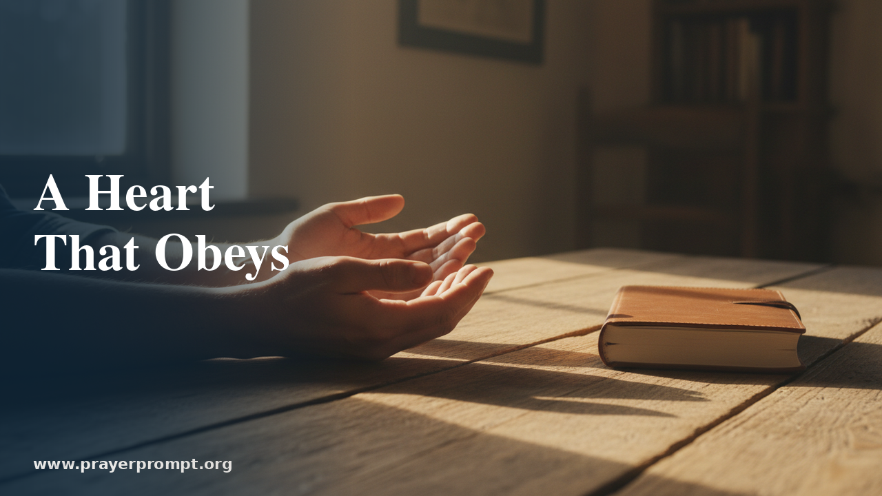 Daily Prayer for July 18, 2026: A Heart That Obeys 1 Daily Prayer for July 18, 2026: A Heart That Obeys