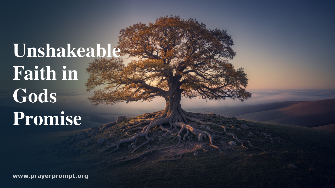 Daily Prayer for July 8, 2026: Unshakeable Faith in God's Promise 1 Daily Prayer for July 8, 2026: Unshakeable Faith in God’s Promise