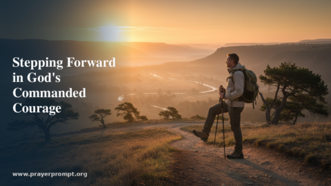 Daily Prayer for July 31, 2026: Stepping Forward in God’s Commanded Courage