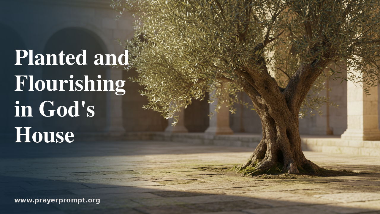 Daily Prayer for June 19, 2026: Planted and Flourishing in God’s House