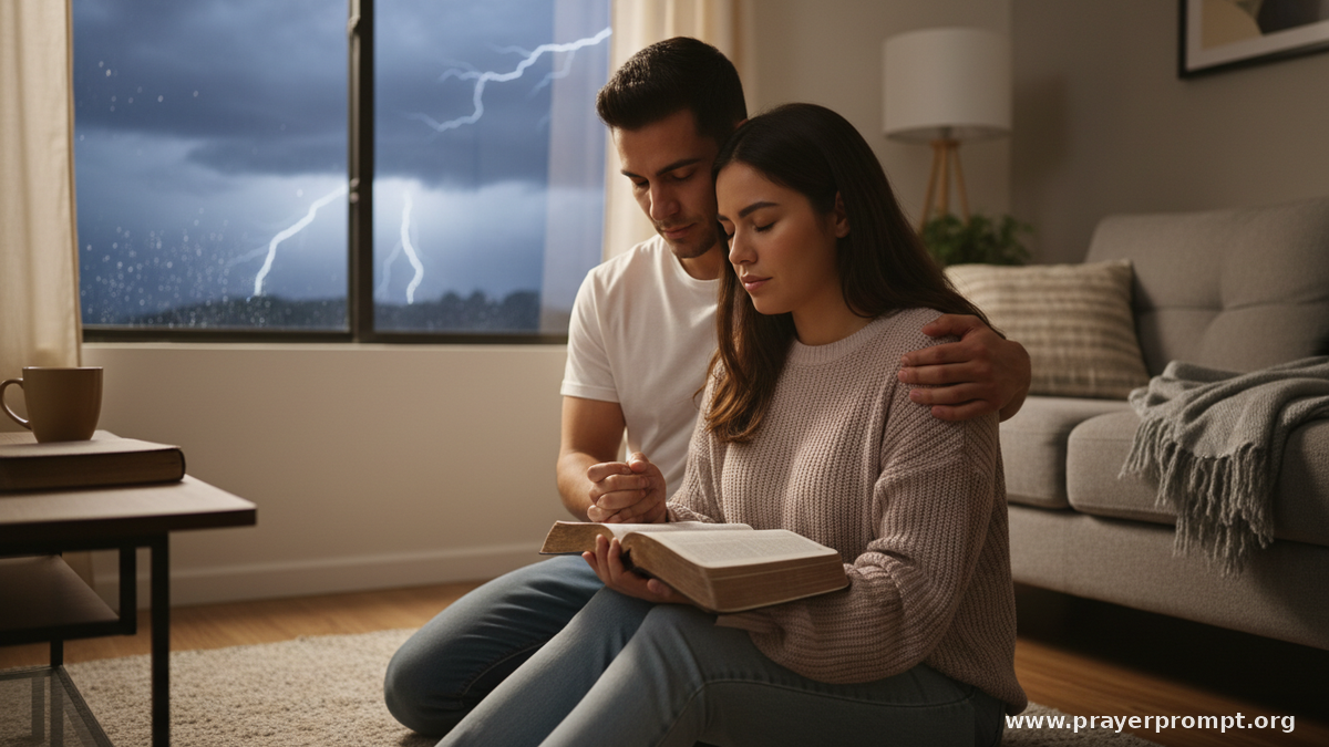15 Prayers for Severe Thunderstorm Safety and Peace in the Storm 3 prayers for severe thunderstorm safety - 5. A Prayer of Calm and Trust