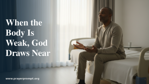 Sick Man’s Prayer: Finding God’s Healing Power in His Word