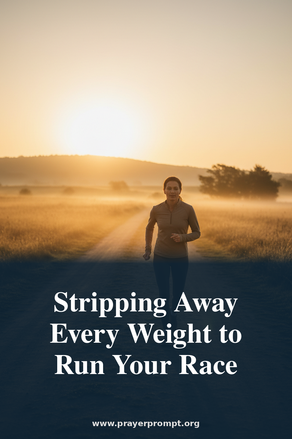 Daily Prayer for August 19, 2026: Stripping Away Every Weight to Run Your Race