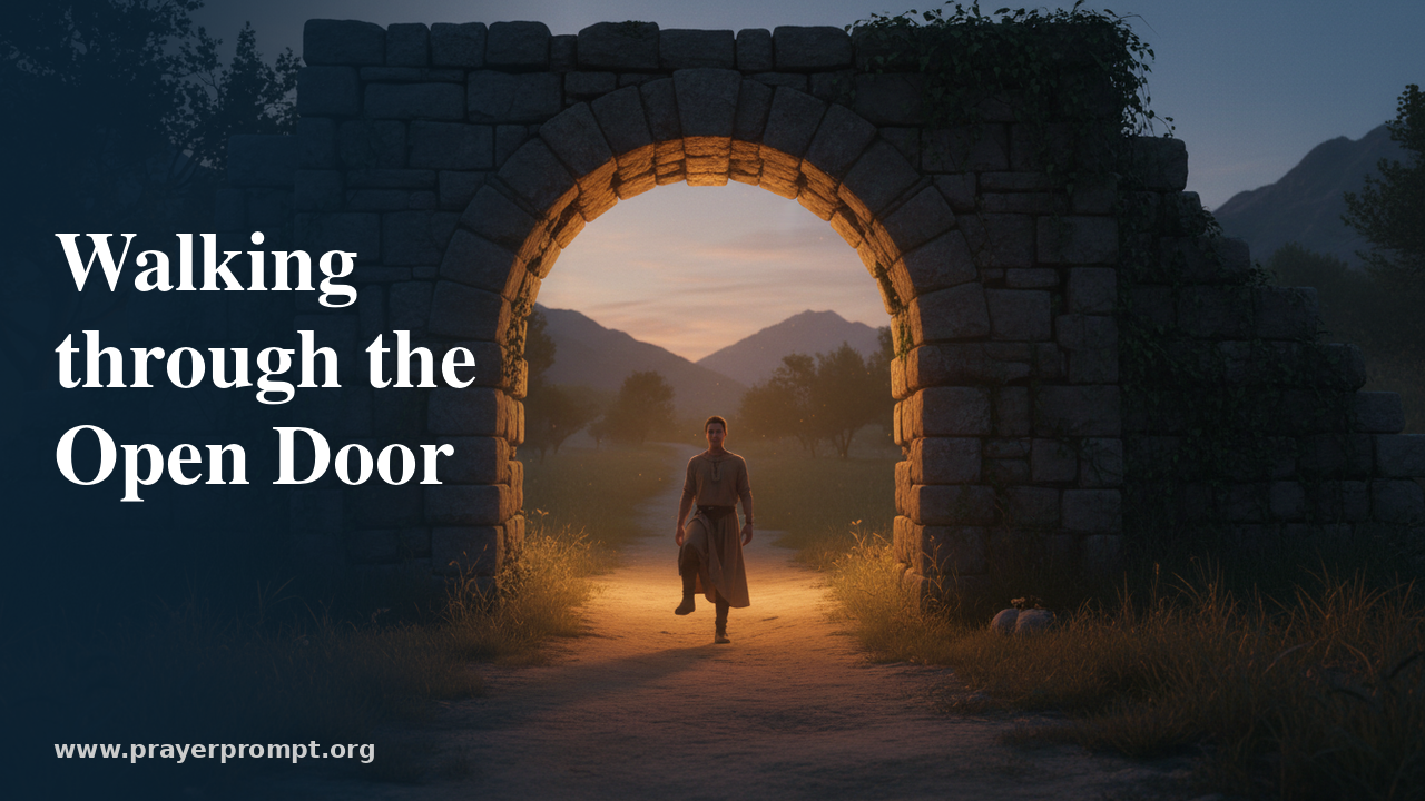 Night Prayer for August 23, 2026: Walking Through the Open Door
