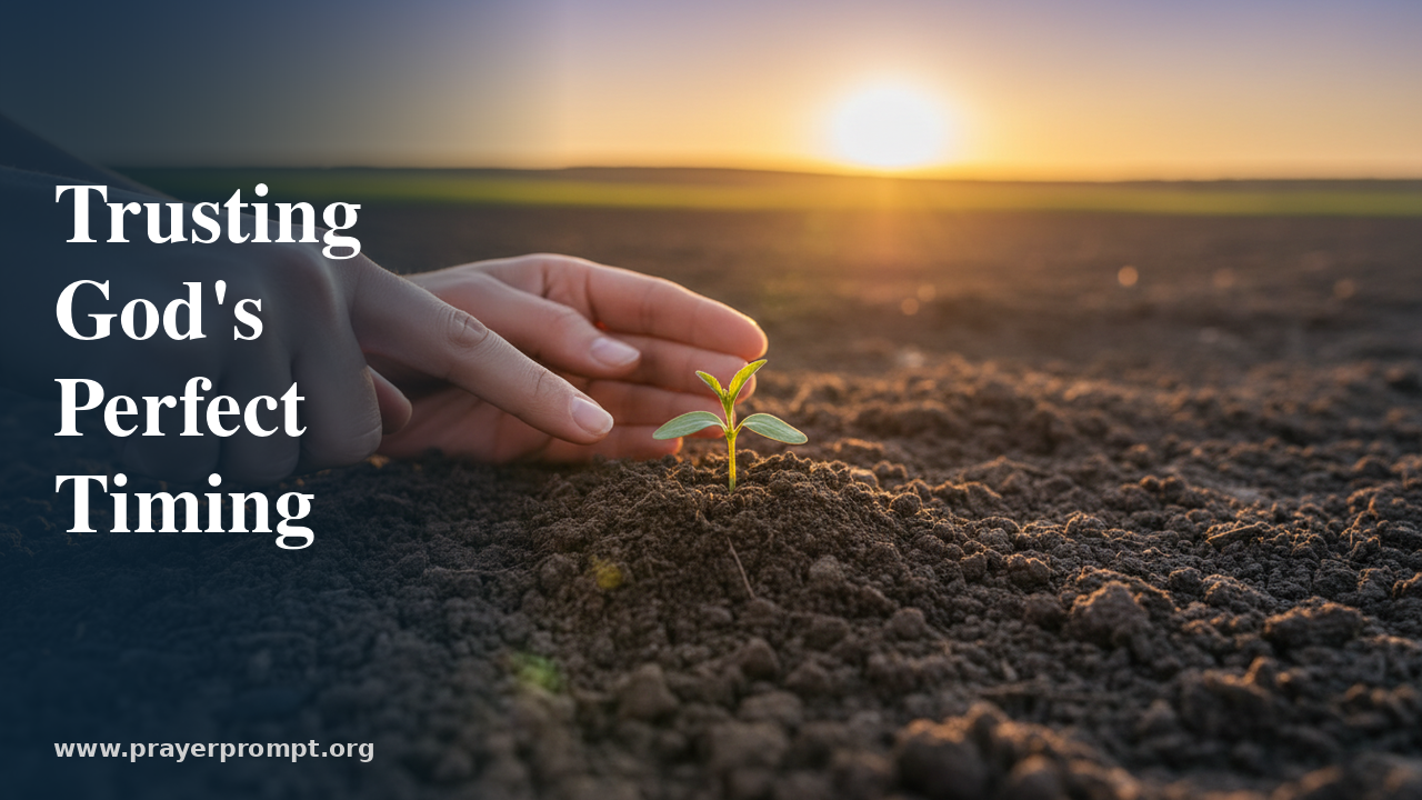 Daily Prayer for August 1, 2026: Trusting God’s Perfect Timing