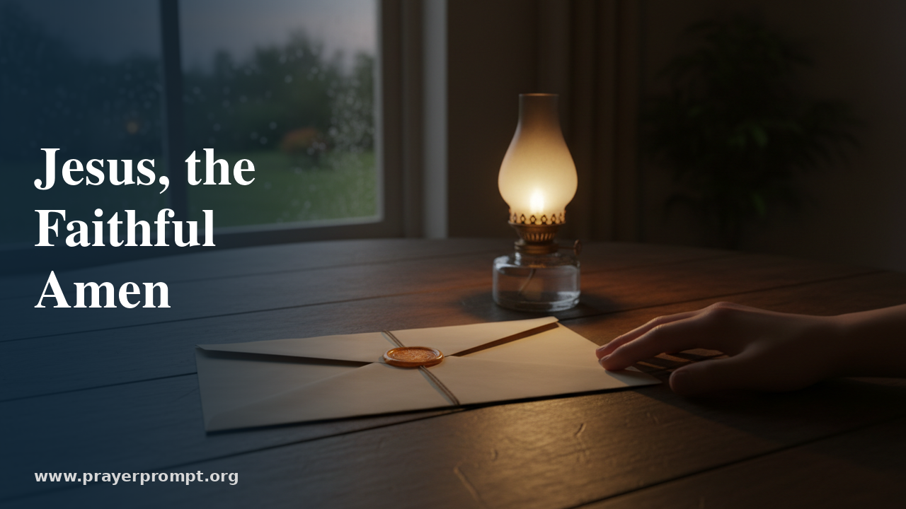 Night Prayer for August 2, 2026: Jesus, the Faithful Amen