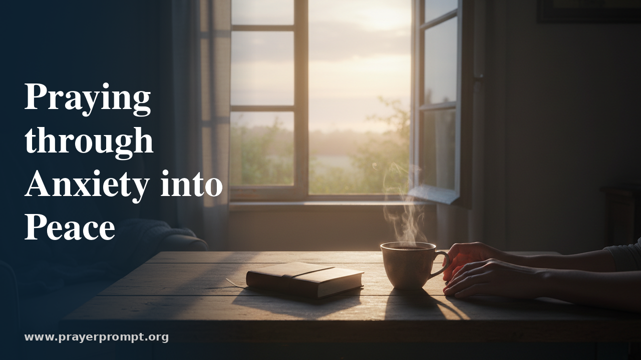 Daily Prayer for August 3, 2026: Praying Through Anxiety Into Peace
