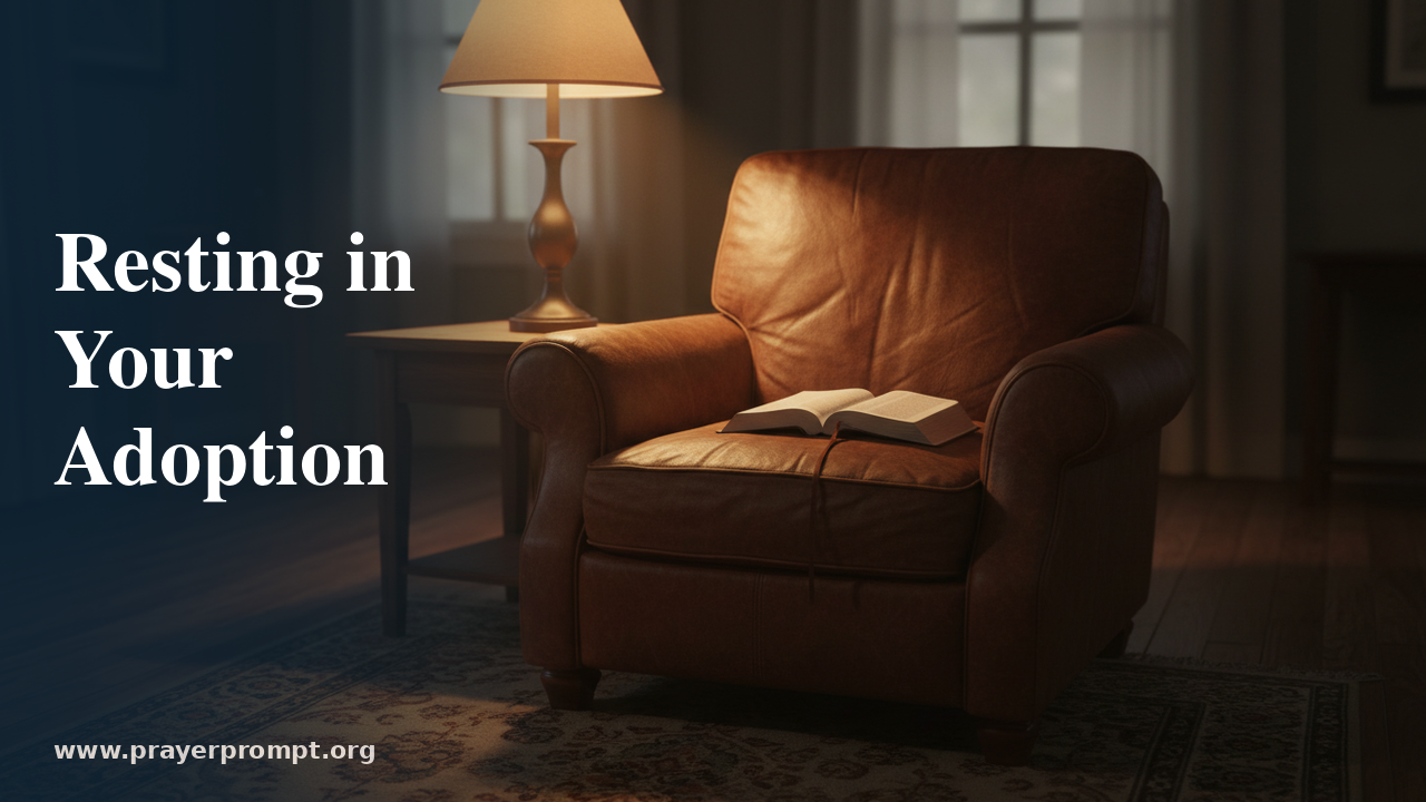 Night Prayer for August 24, 2026: Resting in Your Adoption