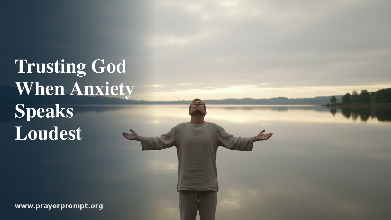Daily Prayer for August 6, 2026: Trusting God When Anxiety Speaks Loudest