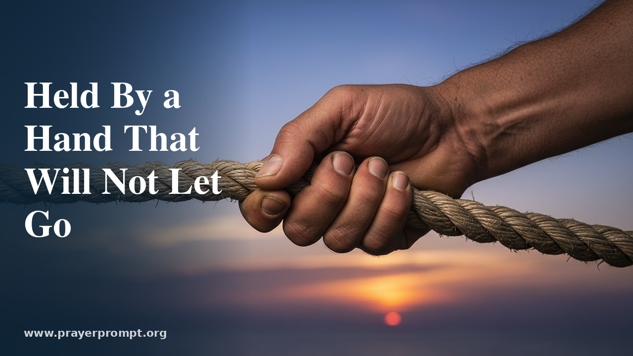 Night Prayer for August 15, 2026: Held by a Hand That Will Not Let Go