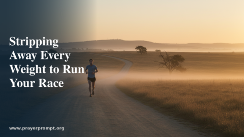Daily Prayer for August 19, 2026: Stripping Away Every Weight to Run Your Race