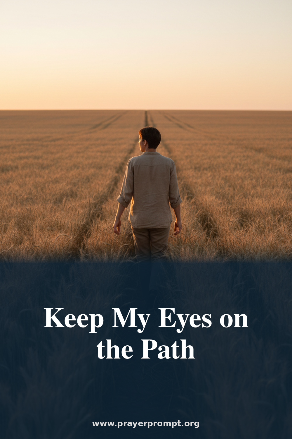 Night Prayer for August 19, 2026: Keep My Eyes on the Path