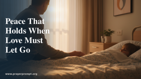 Prayer for a Child Entering Hospice Care: Strength, Peace, and Trust for Grieving Parents
