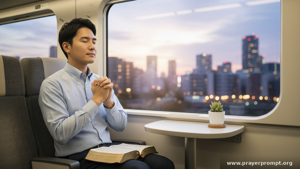 prayer for workplace mindfulness and joy in daily work - 10. Prayer for a Mindful Commute Home