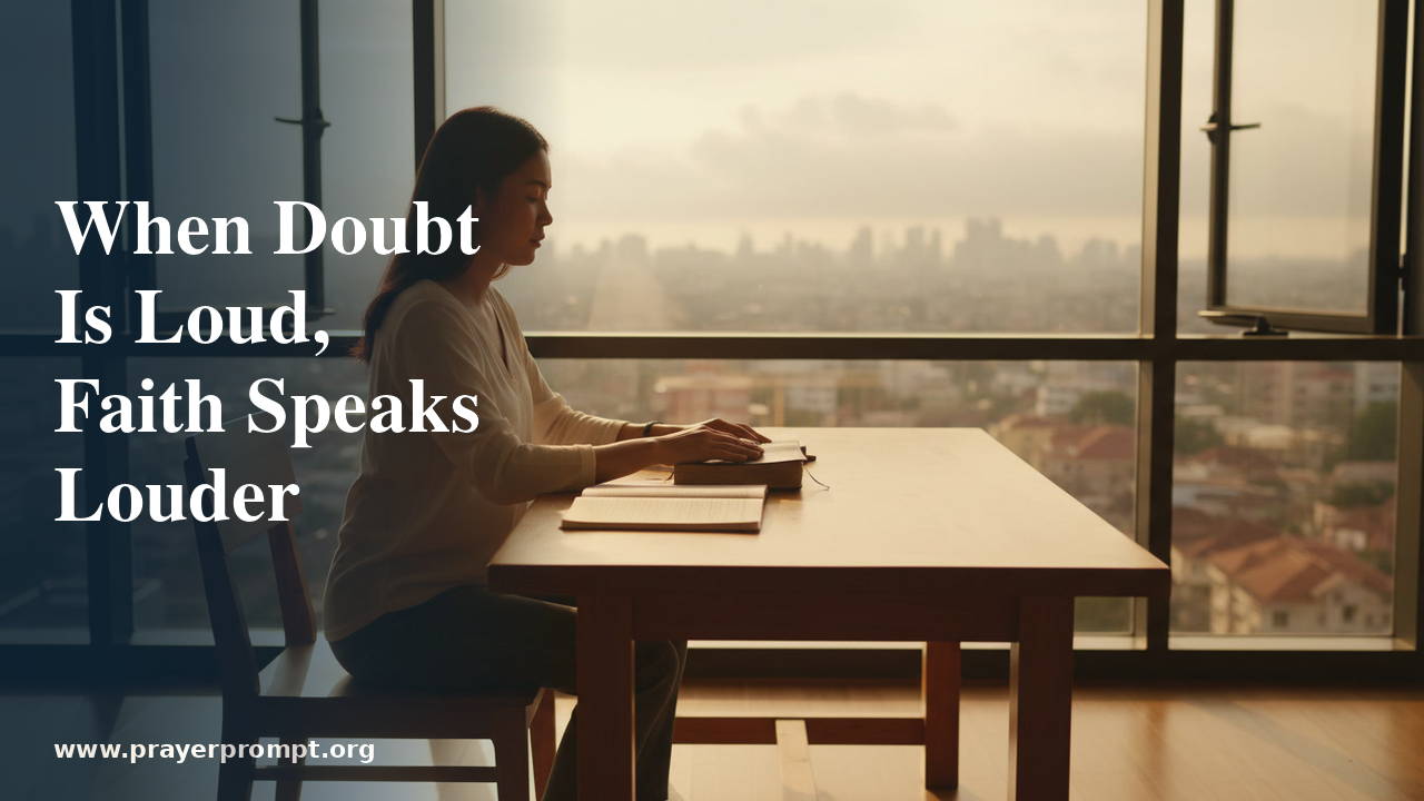15 Prayer Points for Strengthening Faith When Doubt Feels Loud